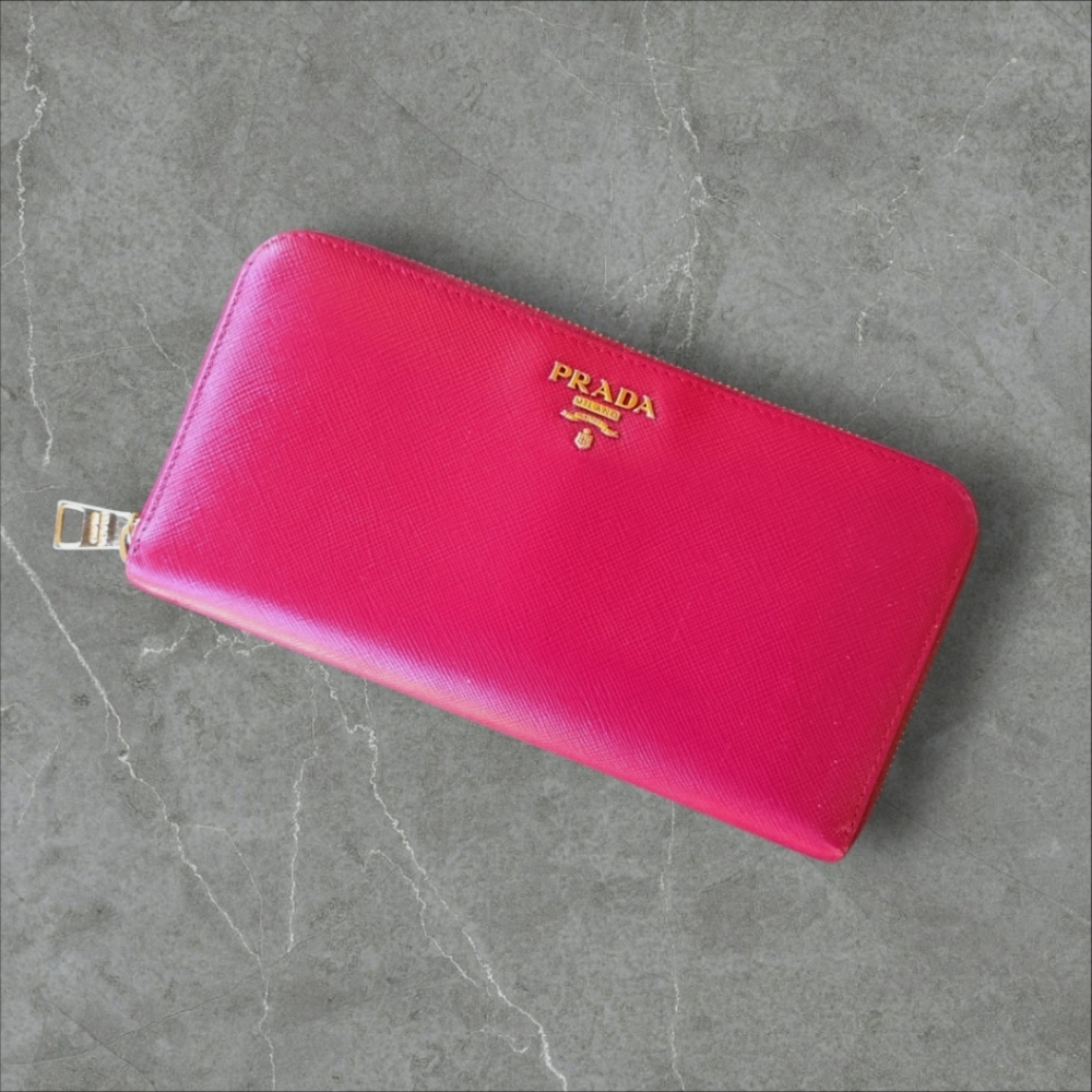 Prada Saffiano Long Wallet